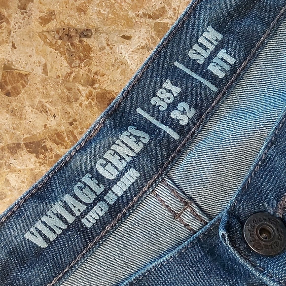 Vintage Genes slim fit jean, size 38x32, EUC - Picture 2 of 7